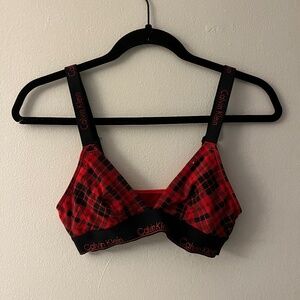 Winter Edition Calvin Klein Small Checked Bra